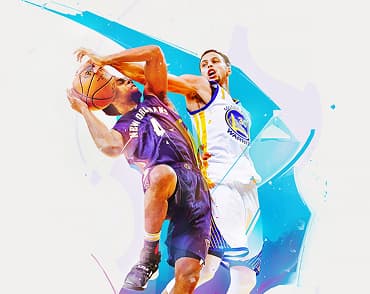 Poster New Orlean vs Golden Start-design
